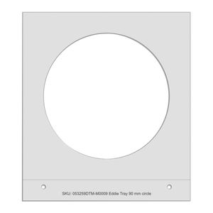 Eddie Manual Tray 90mm Circle - AT727 - 1