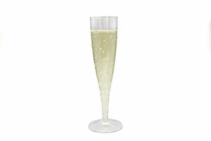 **NEW Recyclable** 160ml PP Champagne Flute (Lined @ 100ml & 125ml) (Case of 100) - 3
