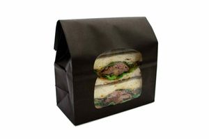 Laminated Onyx Window Sandwich Bag (Case of 250) - 1