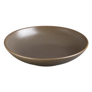 Olympia Ember Low Coupe Bowls Mahogany 230mm (4 Pack) - JA554 - 1