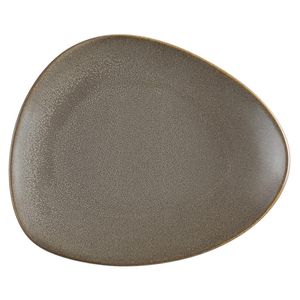Olympia Ember Triangle Plates Mahogany 250x207mm (6 Pack) - JA558 - 1