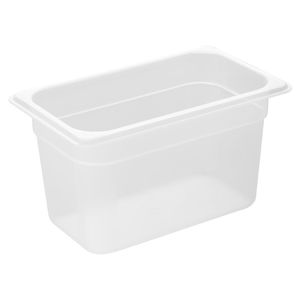 Nisbets Essentials Polypropylene 1/4 Gastronorm Container 150mm - HZ343 - 1