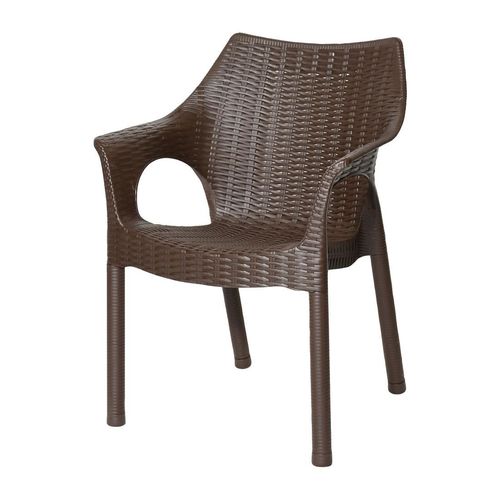 Bolero Elements Polypropylene Armchairs Dark Brown (4 Pack) - JA911 - 3