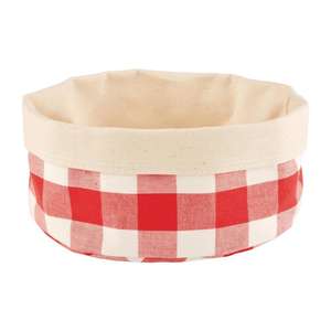 APS Bread Basket Round Large Red - Each - DA654 - 1