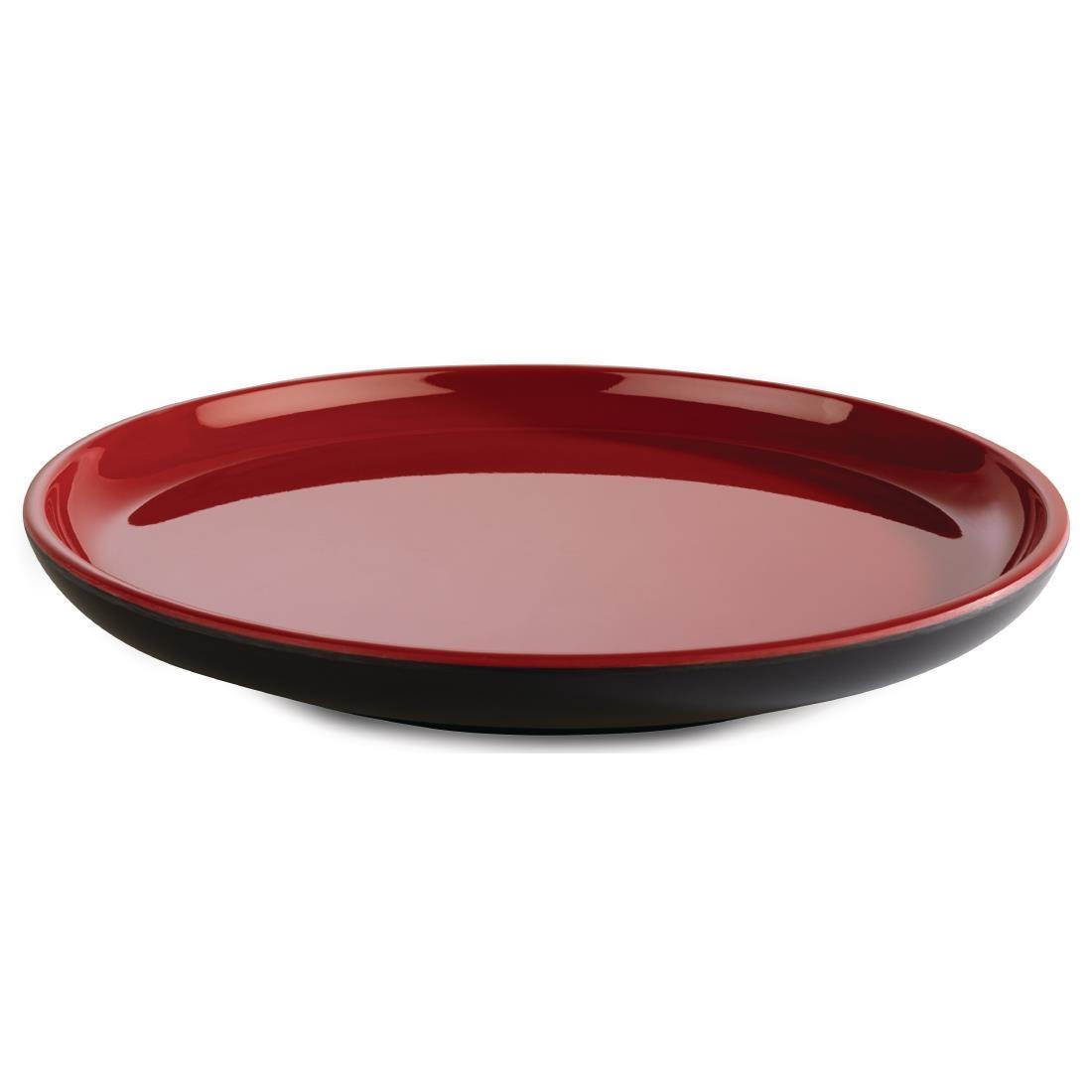 APS Asia+ Plate Red 240mm - Each - DW038 - 1