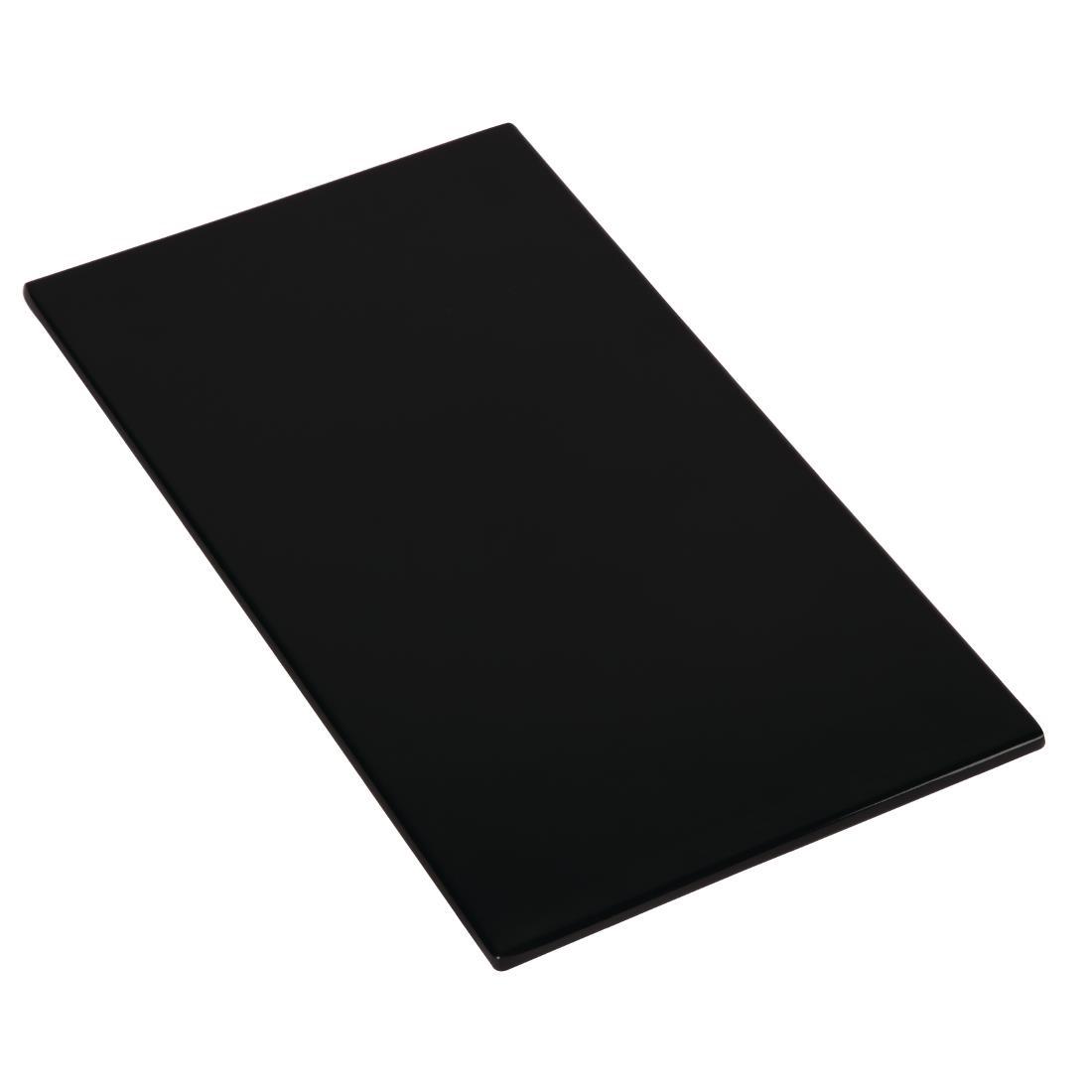 APS Zero Melamine Platter Black GN 1/3 - Each - GK856 - 1