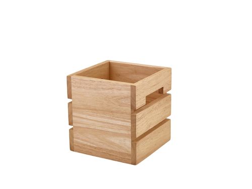 Genware FSC 100% Hevea Wood Box/ Riser 15cm - RSR-W1515H - 1