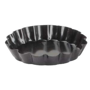 Vogue Non-Stick Small Fluted Tartlet Mould 80mm - Pack of 3 - GC997 - 1