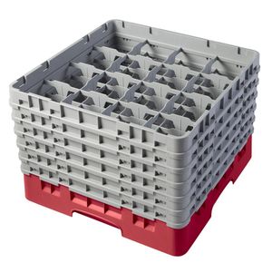 Cambro H298mm Red 16 Compartment Camrack - 1