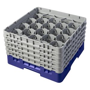 Cambro H257mm Navy 20 Compartment Camrack - 1