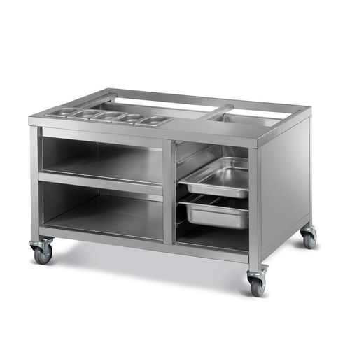 Pujadas Black Robata Grill with Mobile Cabinet - 2
