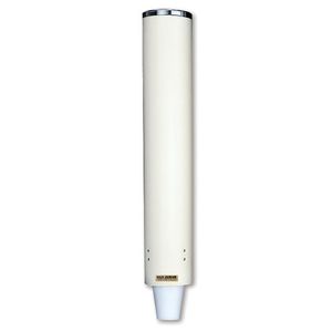 San Jamar 12-24oz Sand Pull-Type Foam Cup Dispenser - 1