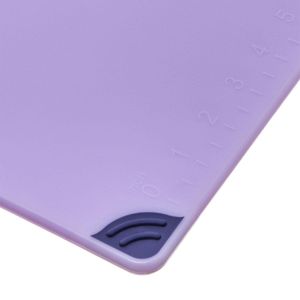 San Jamar Purple Allergen 15x20 Saf-T-Grip® Cutting Board - 3