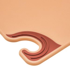 San Jamar Brown 18x24 Saf-T-Grip® Cutting Board - 3