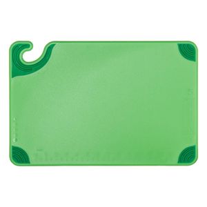 San Jamar Green 6x9 Saf-T-Grip® Cutting Board - 1