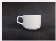 Genware Porcelain Stacking Cup 20cl/ 7oz (Pack of 6) - 322107 - 3