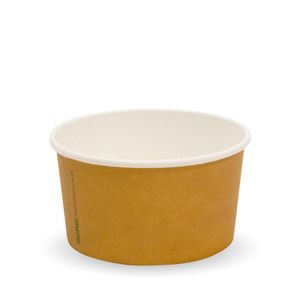 BioPak 150ml/5oz Kraft PLA-Lined Ice Cream BioCups (Pack of 1,000) - BB-BIC-5-UK - 1