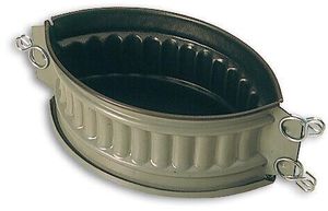 Exopan Exopan P Té En Croûte Mould Oval Ribbed 21x14x9cm - 10945-02 - 1