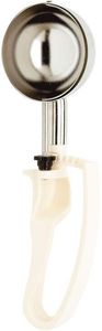 Unigrip Stainless Steel Ice Cream Scoop With Trigger 10 Portions Per Litre Ivory - 187703 - 1