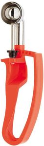 Unigrip Stainless Steel Ice Cream Scoop With Trigger 100 Portions Per Litre Orange - 187713 - 1