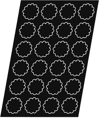 Flexipan Mould Tray 60x40 24 Fluted Mini-brioches 7.8cm - 336063 - 3