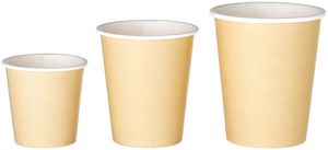 Box Of 2,500 (50 Bags Of 50) Kraft Paper Cups Ø 62 Mm 12 Cl - 701150 - 3