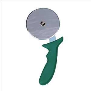 Pizza Cutter Green Handle 4In 10Cm Wheel - CPC-4GR - 1