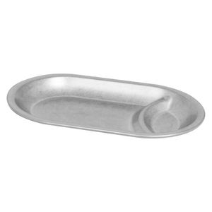 Vintage Steel Rectangular French Fry Plate 20.8Cm X 12.8Cm X 1.8Cm - YG031 - 1
