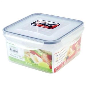 Storage Container - 1.2Ltr - Square - 15X15X8Cm - SC151508 - 1