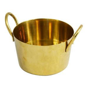Charlotte Sauce Pan With Handles - Ss - Gold Finish - 10Cm - CMH31 - 1