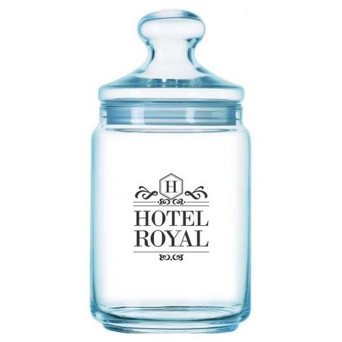 Custom Branded Big Club Glass Jar (2 Litre/70.5oz) - C6102 - 1