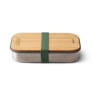 Custom Branded Stainless Steel Sandwich Box - black+blum - C5882 - 1