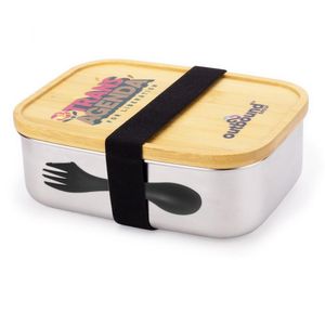 Custom Branded Stainless Steel Lunch Box - C6602 - 1