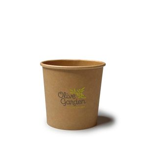 Custom Branded Kraft Soup Pot (12oz) - C7148 - 1