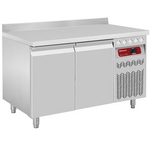 Diamond DT131/P9A 2 Door Refrigerated Preparation Counter with Splashback, 260 Litres - DT131-P9A - 1