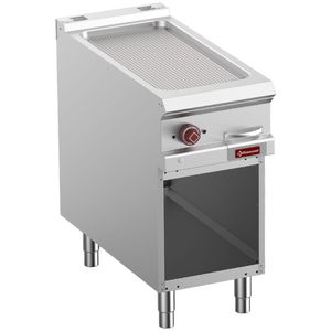 Diamond E9/PRA4-N Freestanding Grooved Electric Fry Top Griddle on Netrual Open cupboard, 7kW - E9-PRA4-N - 1