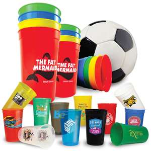 Custom Printed Recyclable Festival Cups - MADE IN UK - 1