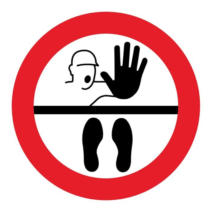 COVIDSDKIT2B - Kit 2B - Stop Sign without text, Marking Tape, L-Shaped ...