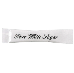 Sugar Sticks White Compostable Recyclable - Case 1000 - C485 - 1