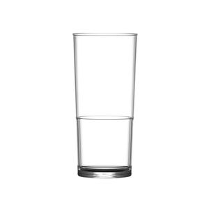 BBP Polycarbonate Hi Ball In2Stax Glasses Half Pint (Pack of 48) - DC418  - 1