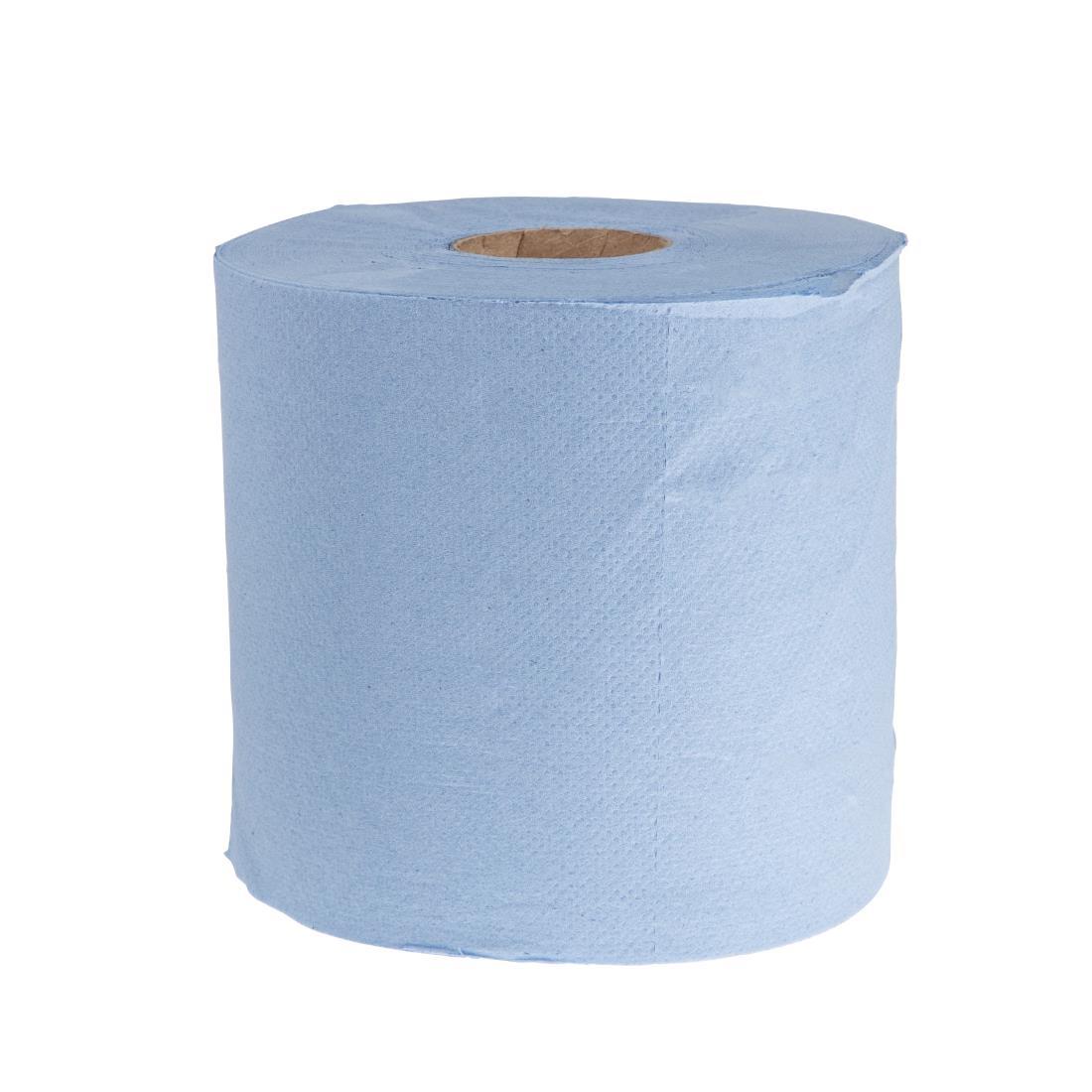 Jantex Centrefeed Blue Rolls 2-Ply 120m (Pack of 18) - CF971  - 1