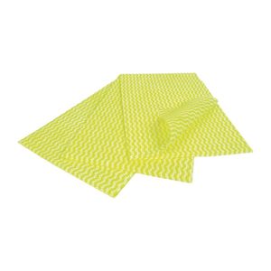 EcoTech Envirowipe Antibacterial Compostable Cleaning Cloths Yellow (25 Pack) - FA210  - 1