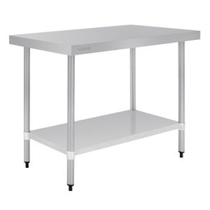 Vogue Stainless Steel Prep Table 1200mm - T376  - 1