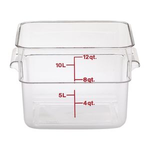 Cambro Square Polycarbonate Food Storage Container 11.4 Ltr - DT197  - 1