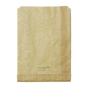 Vegware Compostable Therma Paper Hot Food Bags 229 x 165mm (Pack of 500) - FC899  - 1