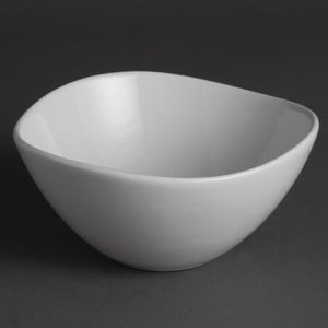 Olympia Whiteware Wavy Bowls 150mm (Pack of 12) - U187  - 1