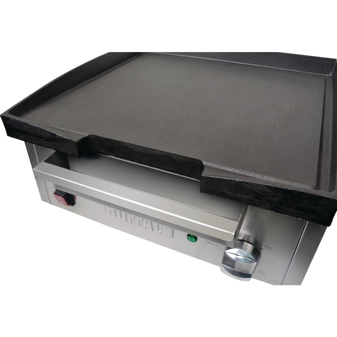 Buffalo Counter Top Electric Griddle - 380x385mm - DC901