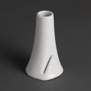 Olympia Whiteware Bud Vase with Card Slot (Pack of 12) - U826  - 1