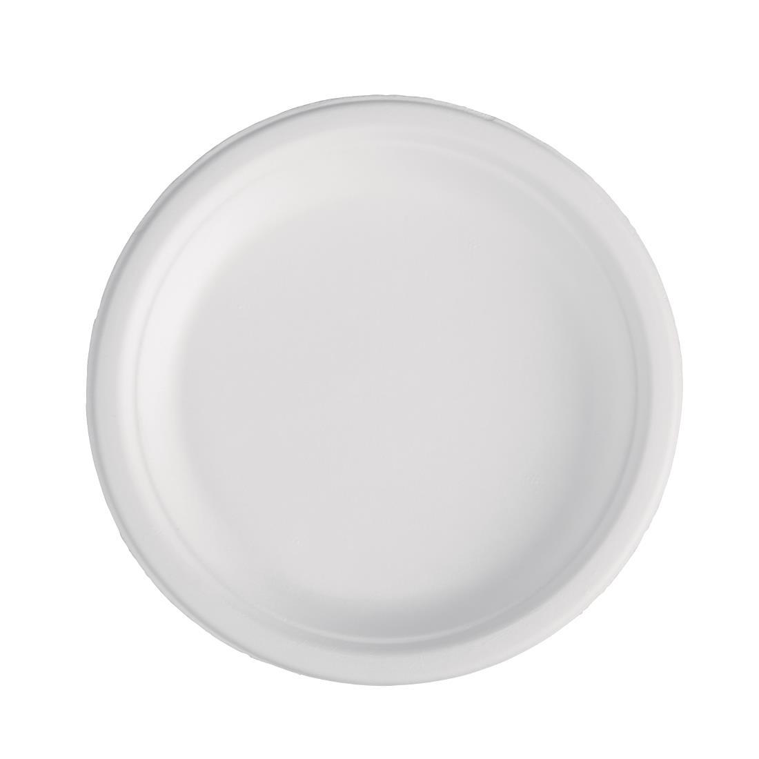 Fiesta Compostable Bagasse Plates Round 179mm (Pack of 50) - CW905  - 2