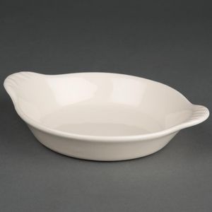 Olympia Ivory Round Eared Dishes 140mm (Pack of 6) - U834  - 1